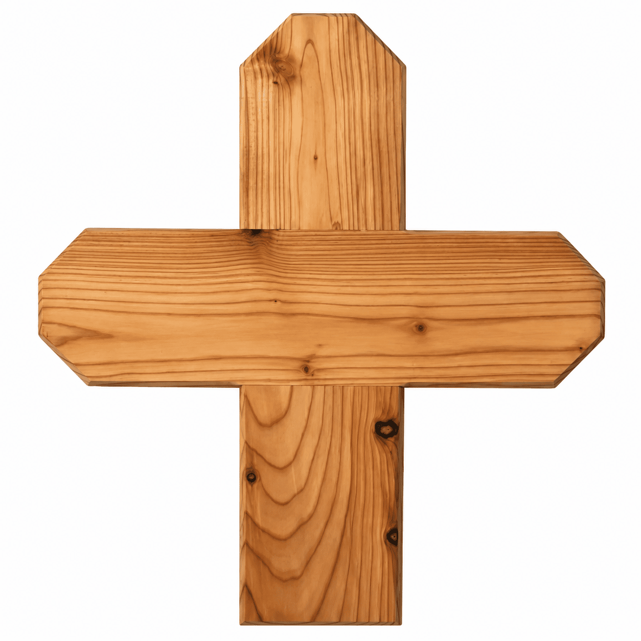 Personalisiertes Gedenkkreuz XXL aus Holz mit Lasergravur