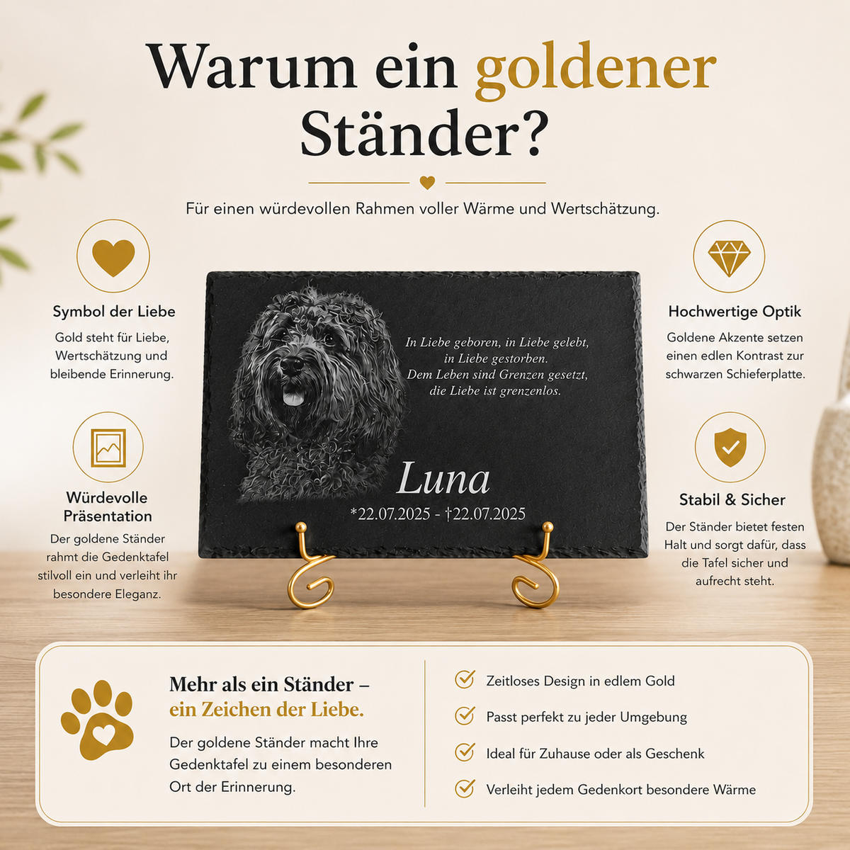 Ständer Gold